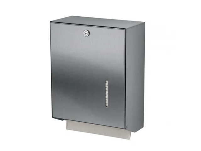 Handdoekdispenser Rvs Groot C-vouw Z-vouw