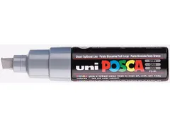 Verfstift Posca PC8K Brede punt 8mm schuin grijs