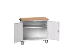 werkbank,verrijdbaar,HxBxD 980x1050x600mm,multiplexblad