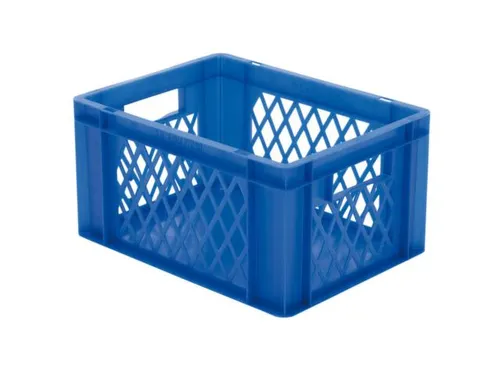 Euronorm-Stapelbak 19l H X L X B 210x400x300mm Blauw