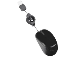 Targus AMU75EU Blue Trace mini Travel muis USB bedraad Zwart - 1