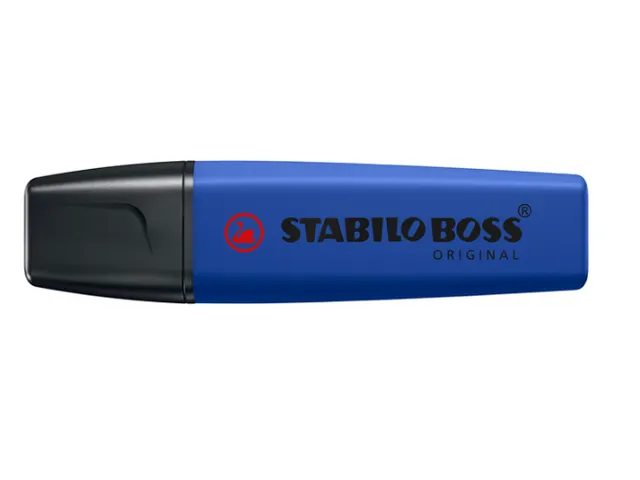 Markeerstift STABILO Boss 70/128 Wildflower ultramarijn blauw