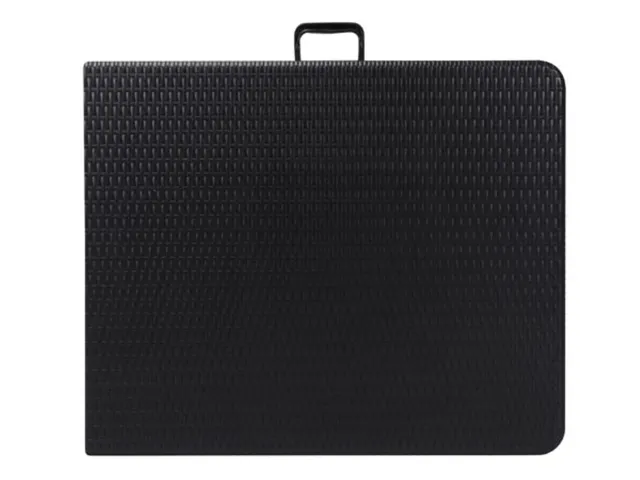 Klaptafel weerbestendige vouwtafel Rotanlook Zwart 180x75x72cm