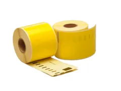 Dymo Compatible Label 99014 54x101mm Geel