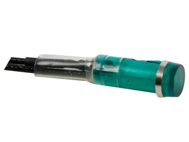 Ronde Signaallamp 9Mm 220V Groen