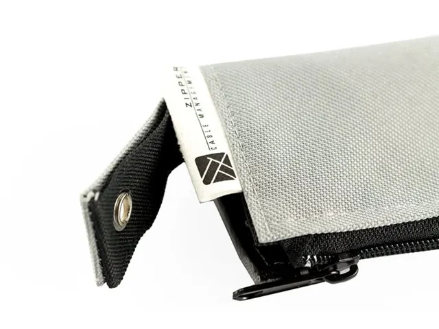 Kabel Slurf Zipper Zwarft Grijs