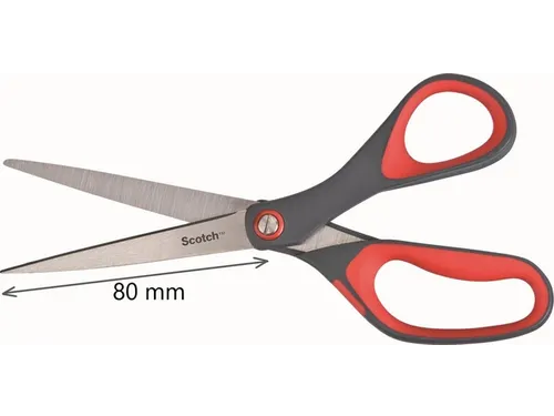 Schaar Scotch 20cm precision rood blister