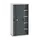 werkplaatskast 2000x1050x550mm 4xStalen bodem RAL7035 front RAL7016