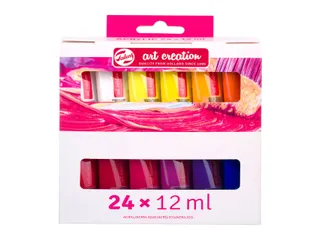 Acrylverf Talens Art Creation assorti 24 tubes à 12ml - 2