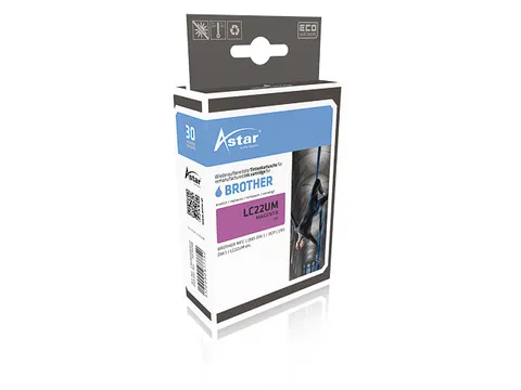 Astar Brother LC22UM MFCJ Inkt Magenta Rebuilt 1200 Pagina's