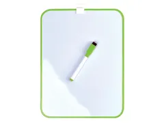 Whiteboard Desq 21.5x28cm + marker groen profiel