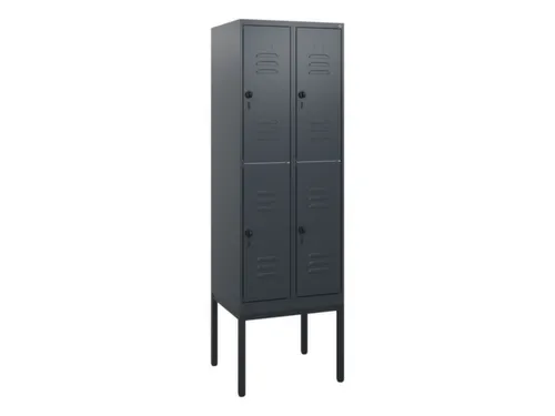 dubbeldekse locker,HxBxD 1950x600x500mm,2x2vak.,vak B 300mm