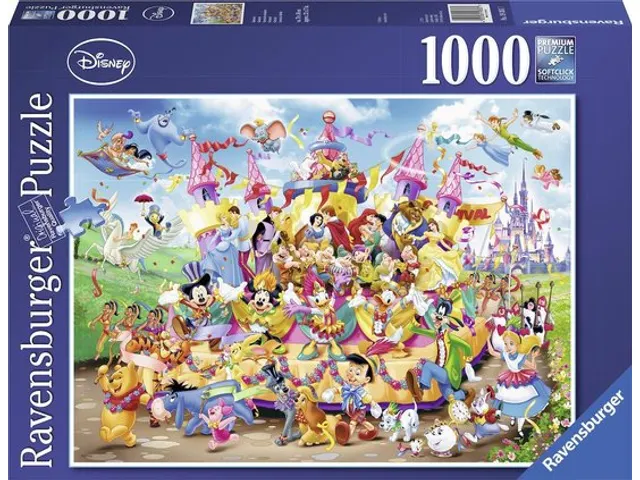 Puzzel Ravensburger Disney optocht 1000 stukjes