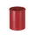 Ronde Papierbak Metaal 15 Liter Rood
