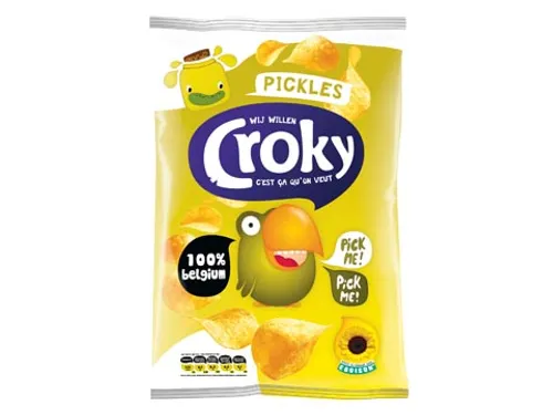 Chips Pickles Zakje Van 100 Gram