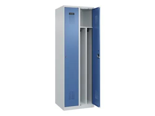 locker voor scheiding van kleding,HxBxD 1850x600x500mm,2vak
