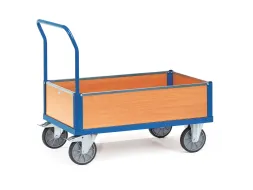 Fetra Bakwagens 2560 500kg 850x500mm Hout Ral5007
