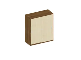 Schuifdeurkast 1150x1000x430mm Decor Romp Noten Decor Front Esdoorn - 1