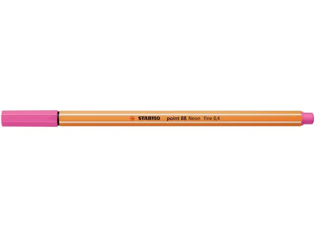 Fineliner STABILO Point 88 /056 Fin rose fluo