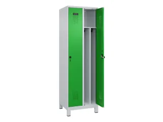 locker voor scheiding van kleding,HxBxD 1950x600x500mm,2vak - 1