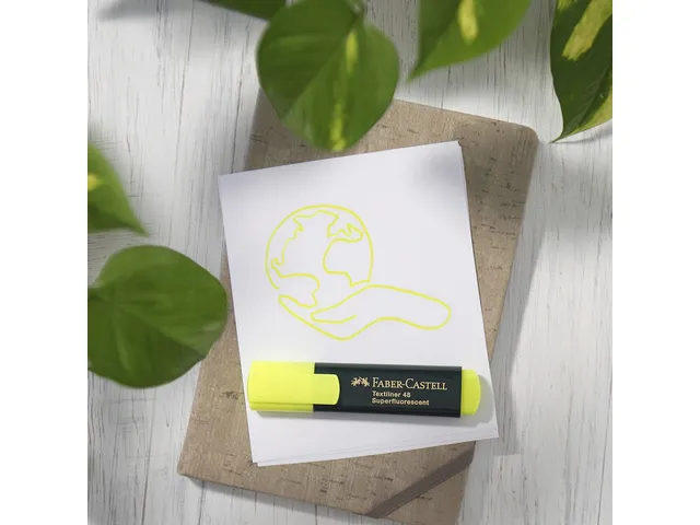 Markeerstift Faber-Castell 48 neon geel