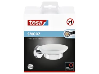 Zeephouder Tesa Smooz 40324 chroom/glas - 2