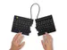 Ergonomisch toetsenbord R-Go Split Break met pauzesoftware, gesplitst