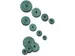 1.80/1 Set spindelaandrukstukken Ø 25-64mm