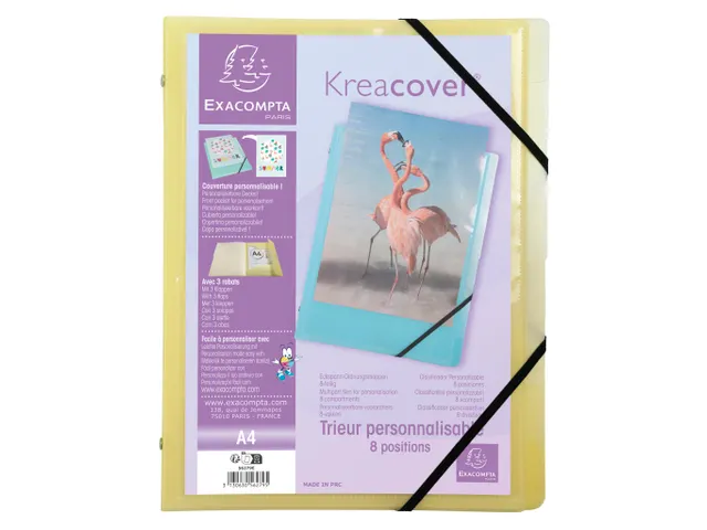 Sorteermap 8 ind KRE ACVER PASTEL geass