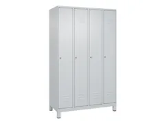 locker,HxBxD 1950x1200x500mm,4vak,vak B 300mm,cil.-slot,voeten