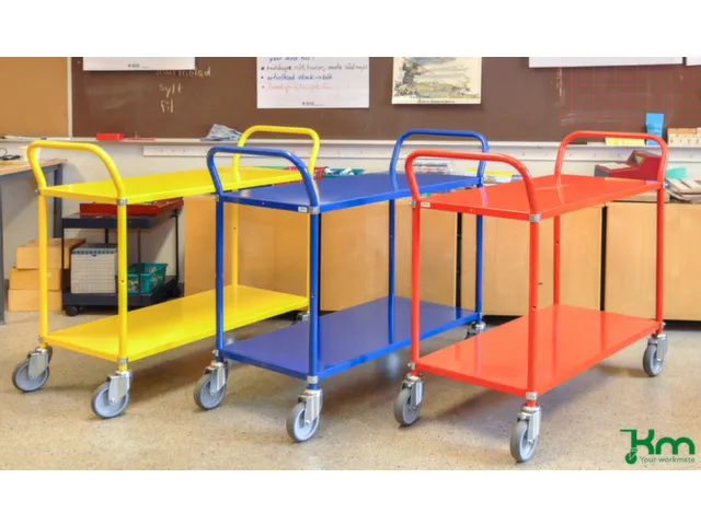 etagewagen,draagverm. 250kg,2etage(s),laadvl. LxB 900x440mm