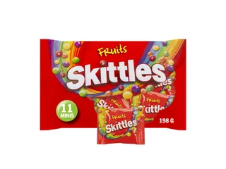 Snoep Skittles fruit uitdeelzak 11 zakjes a 18gr - 3