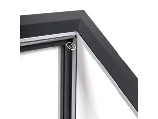 Vitrinekast mededelingenbord Outdoor 21xA4 met gasveer Antraciet - 3