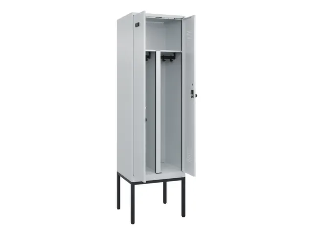 PBM-locker,HxBxD 2120x600x500mm,2vak,vak B 300mm,draaigrendel