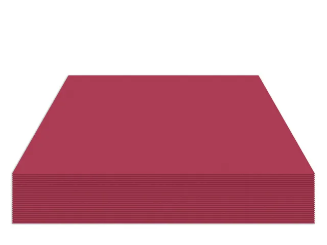 Fotokarton Kangaro 50x70cm 300gr zegelrood pak 25 vel