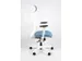 Chaise de bureau Linea Tekna White 01/PT bleu clair/blanc