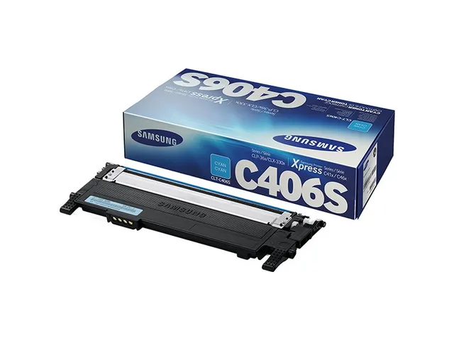 Samsung CLT-C406S CLP toner cyaan 1000 pagina's