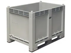 Stapelcontainer Pp Hxbxd 850x1200x800mm 550 Liter 2Sledepoten Grijs