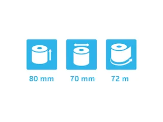 Exacompta Kassarol 80mmx70mmx12 mm 72 Meter 48 Gram - 5