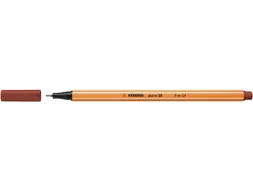 Fineliner STABILO point 88/75 fijn sienna