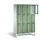lockerkast 1850x1190x500mm 4x3 vakken Cilinderslot Poten, RAL6011