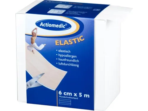 Snelverband Elastisch Luchtdoorlatend Lxb 5mx60mm Huidkleurig