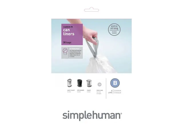 Afvalzakken 6 liter (B) Wit Simplehuman