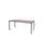 Domino Basic Tafel Vaste Hoogte 1800x800mm Hav/Kers 25mm Zwart 4-Poot