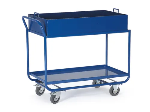 Tafelwagen,Draagverm. 300Kg,2Xafneembare Opvangbak