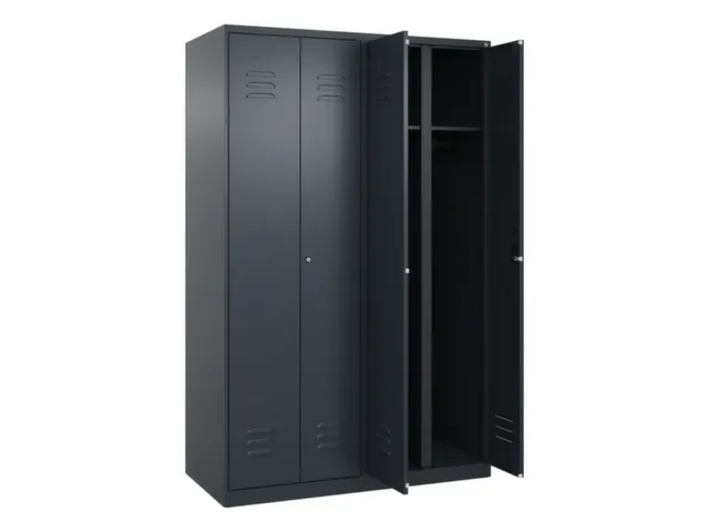locker voor scheiding van kleding,HxBxD 1850x1200x500mm,4vak