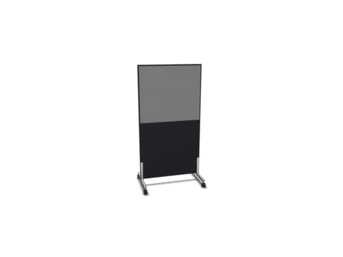 scheidingswand,HxB 1545x800mm,CC-zwart,BN8078-grijs