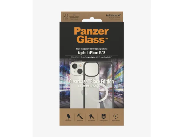 PanzerGlass ClearCase, Housse, Apple, iPhone 14, 15,5 cm (6.1 inch), N