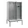 PBM-locker met bank,HxBxD 2120x1200x815mm,4vak,vak B 300mm