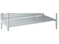 legbord,v. paktafel,BxD 1480x680mm,v. B 1600mm,pressboard,lichtgrijs